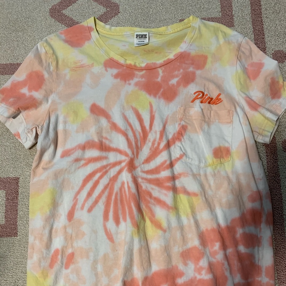 VS Pink Tie Dye Tee